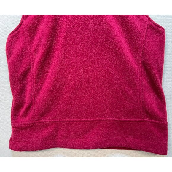 Columbia Women Interchange Fleece Vest Jacket Medium Fuchsia Red - Picture 10 of 10